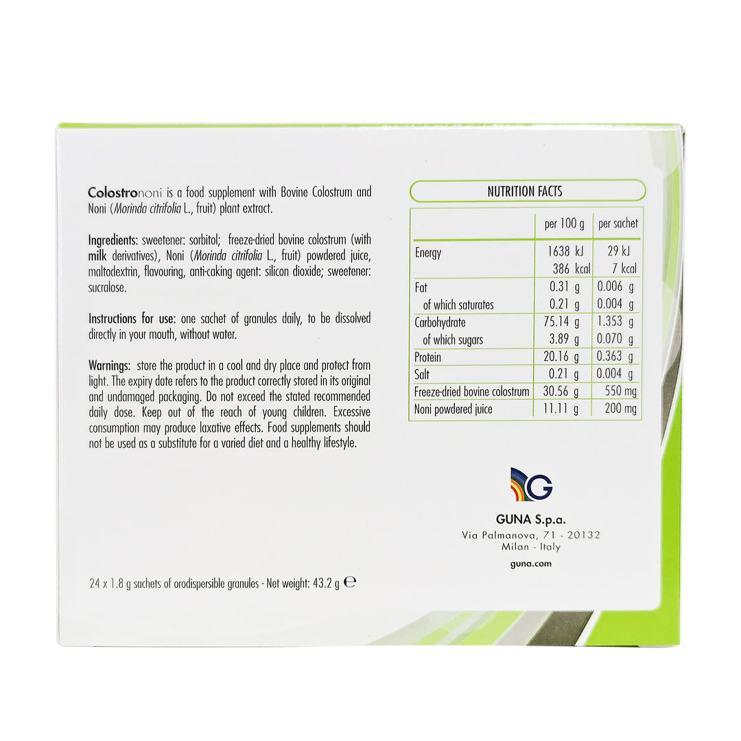 COLOSTRO NONI 24 Sachets