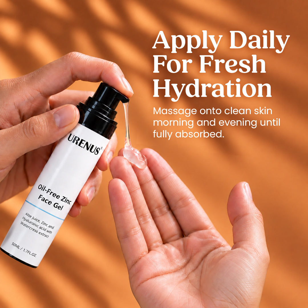 Oil-Free Zinc Face Gel for Men - 50ml
