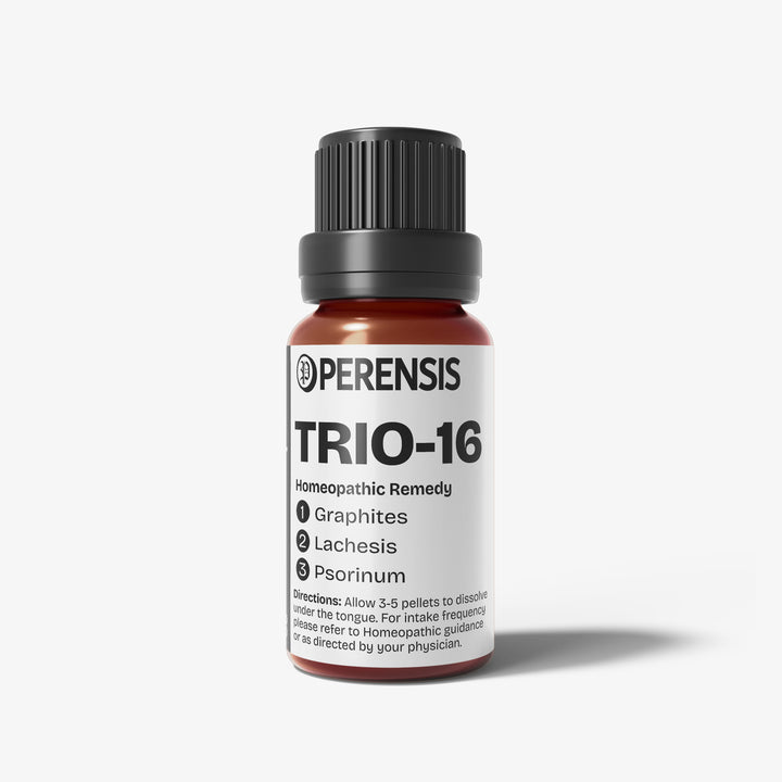 TRIO-16-Graphites,-Lachesis,-Psorinum-PERENSIS