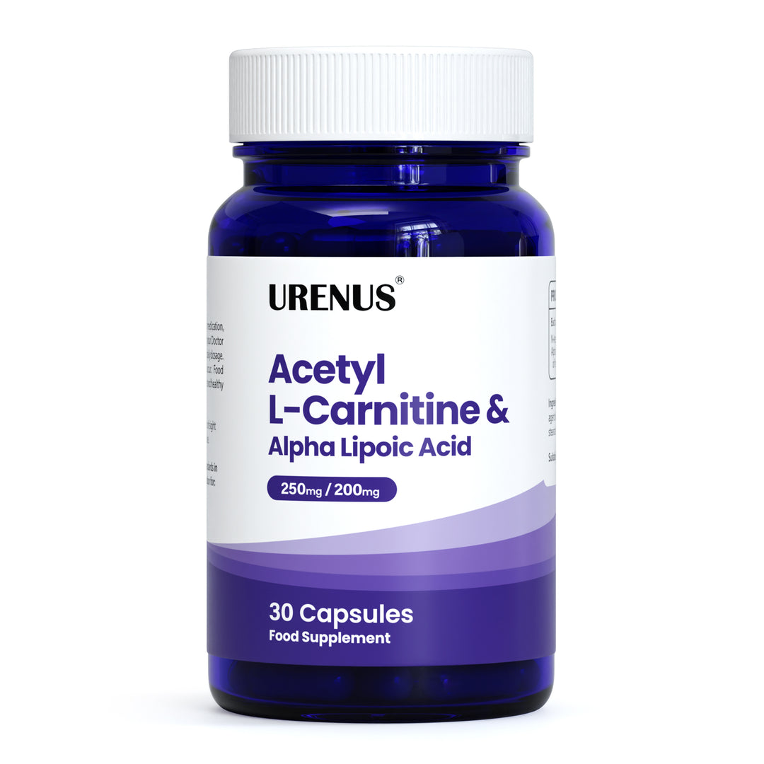 Acetyl L-Carnitine 250mg &amp; Alpha Lipoic Acid 200mg - 30 Capsules