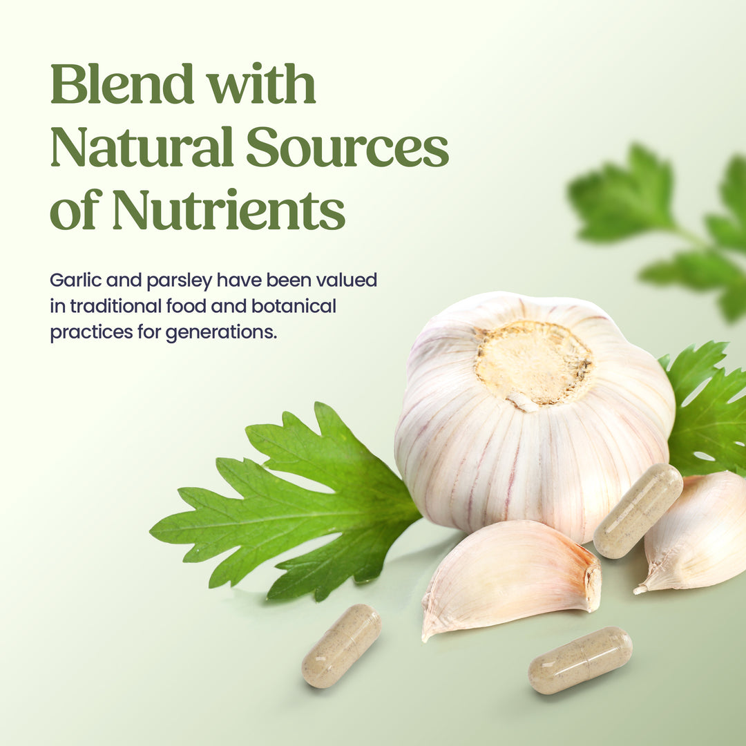 Garlic &amp; Parsley – 60 Capsules