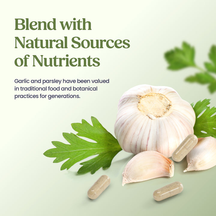 Garlic &amp; Parsley – 60 Capsules