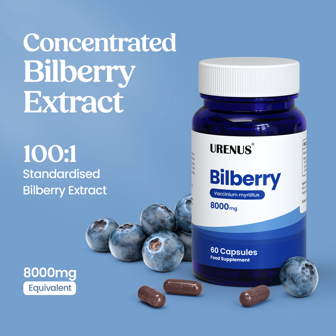 Bilberry 8000mg - 60 Capsules