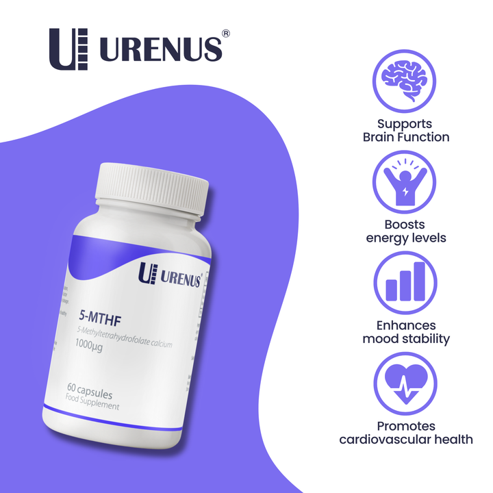 5-MTHF (Methyltetrahydrofolate Calcium) - 60 Capsules