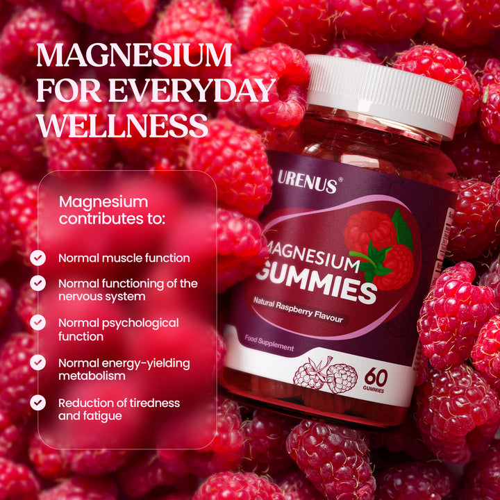 Magnesium Gummies 200mg with Zinc &amp; Vitamin B6 – 60 Gummies