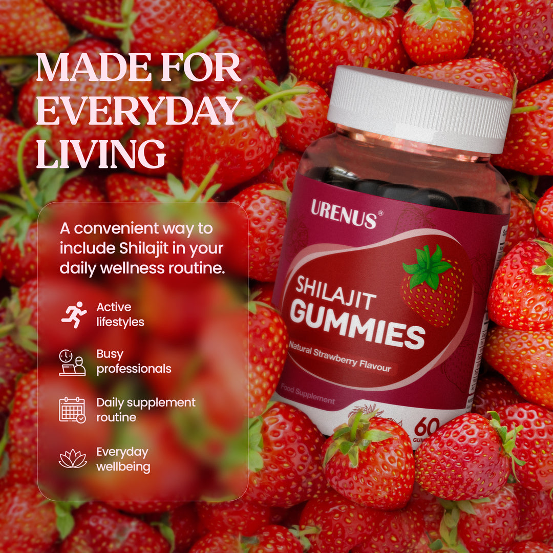 Shilajit Gummies 700mg with Vitamin C, B6 &amp; B12 – 60 Gummies Shilajit Made Easy