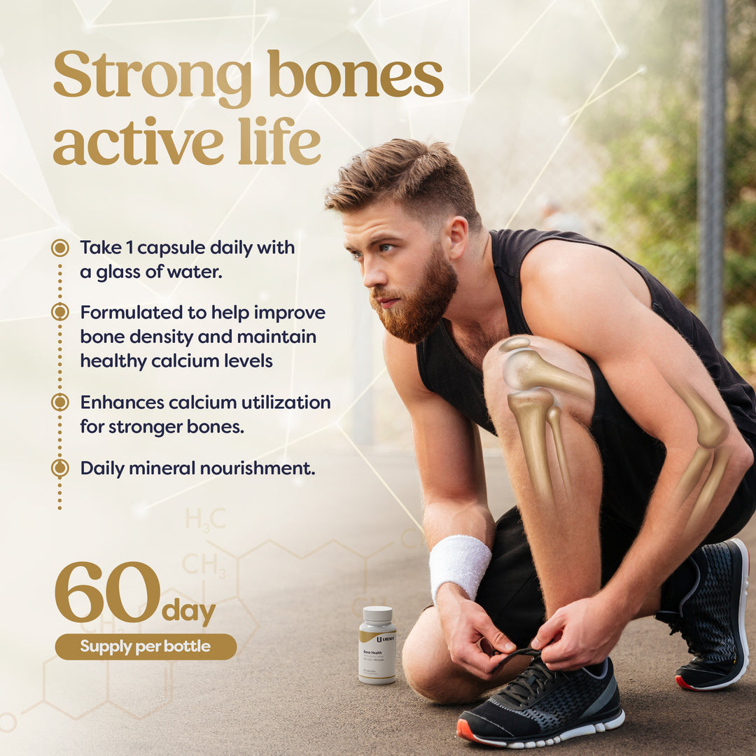 Bone Health – D3 + K2 + Minerals (60 Capsules)