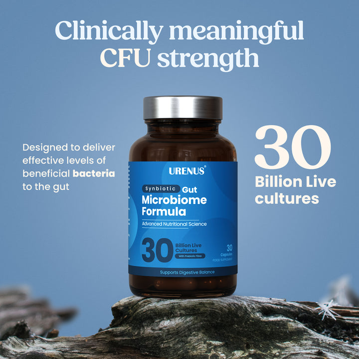 Synbiotic Gut Microbiome Formula - 30 Capsules