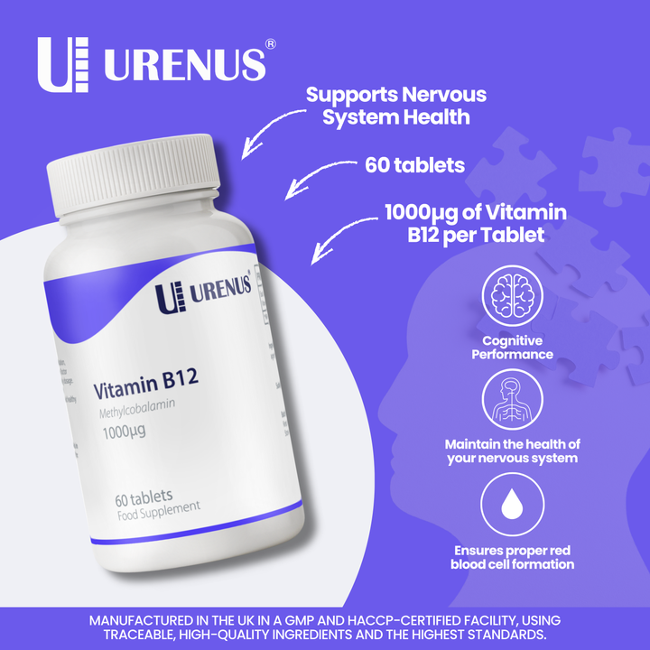 Vitamin B12 – Methylcobalamin 1000 µg (60 Tablets)