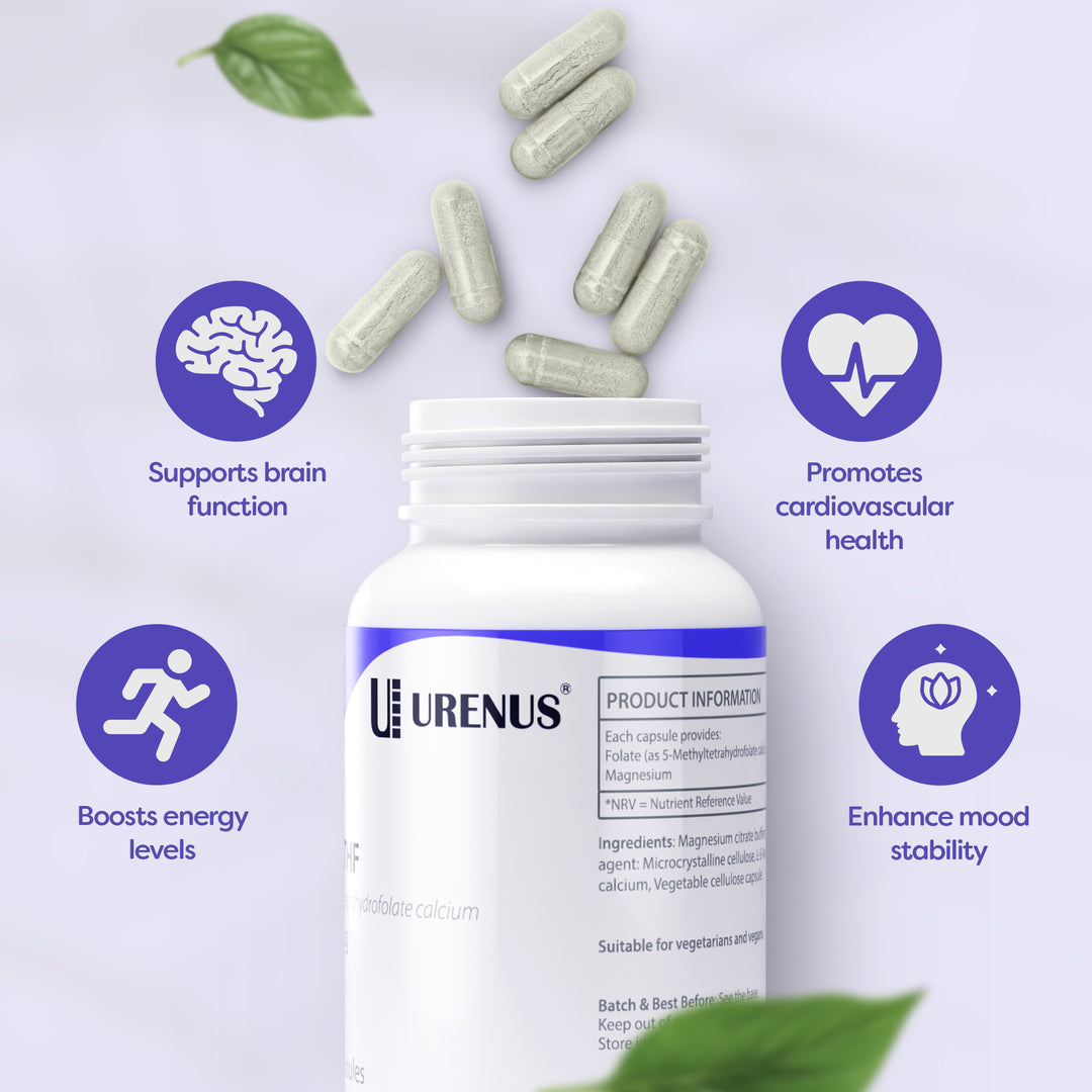 5-MTHF (Methyltetrahydrofolate Calcium) - 60 Capsules