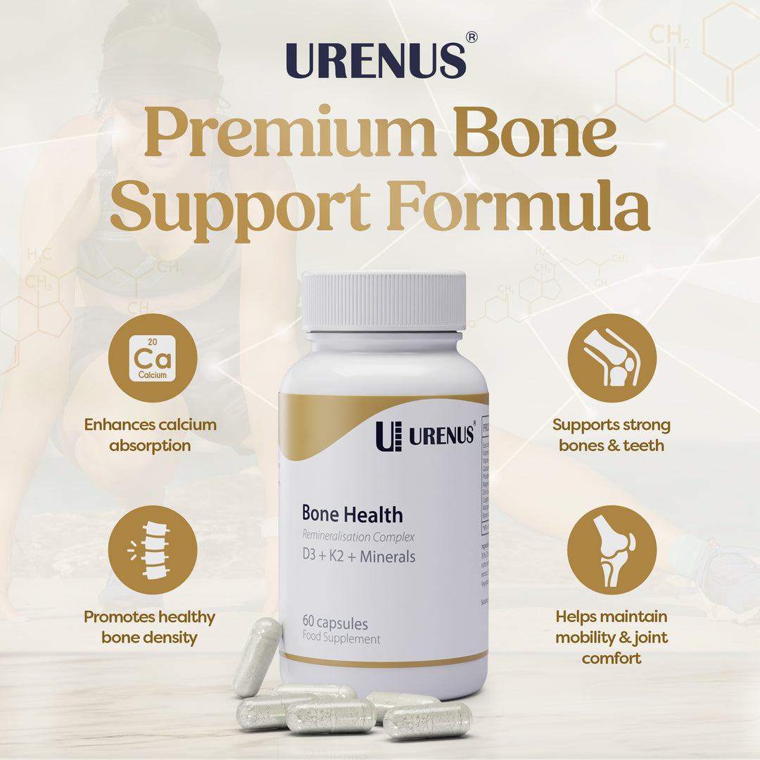 Bone Health – D3 + K2 + Minerals (60 Capsules)
