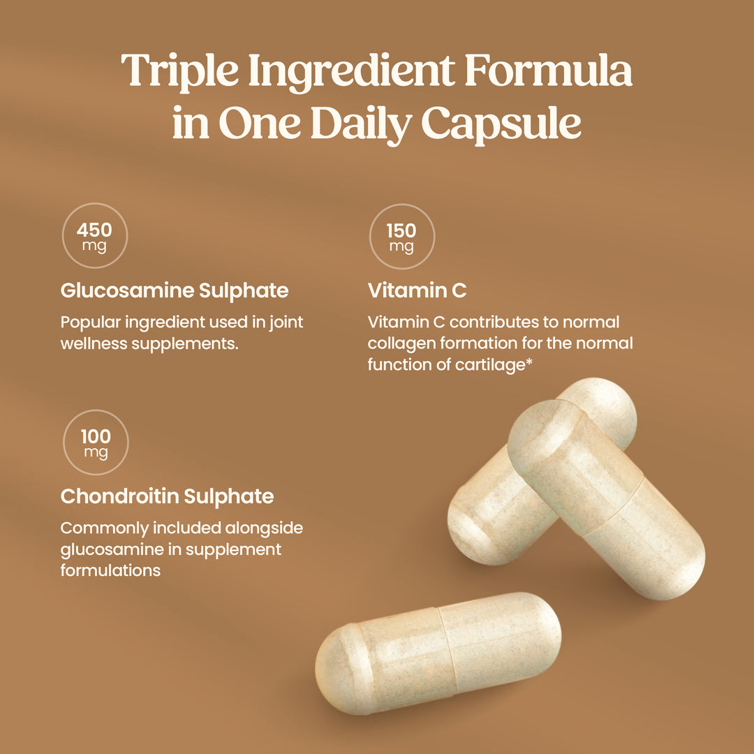 Glucosamine, Chondroitin &amp; Vitamin C – 60 Capsules