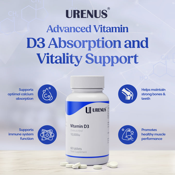 Vitamin D3 10,000 IU – 60 Tablets