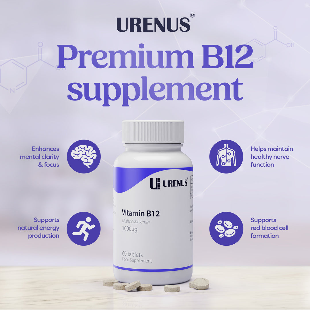 Vitamin B12 – Methylcobalamin 1000 µg (60 Tablets)