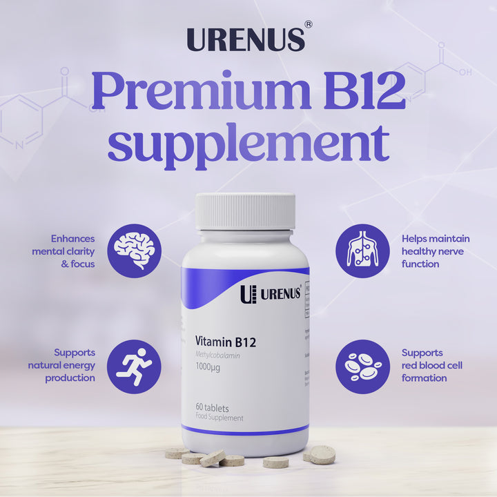 Vitamin B12 – Methylcobalamin 1000 µg (60 Tablets)