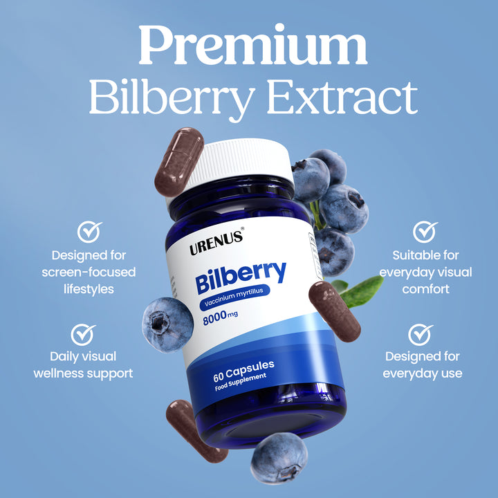 Bilberry 8000mg - 60 Capsules