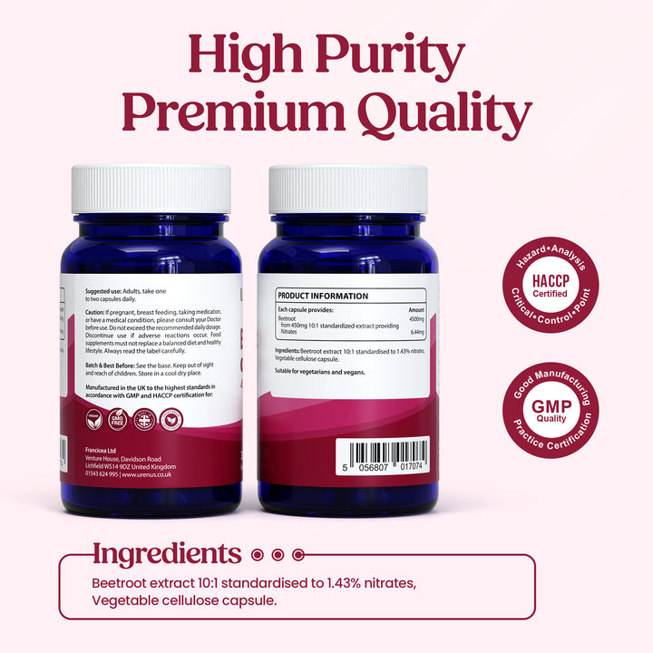 Beetroot Extract 4500mg 30 Capsules