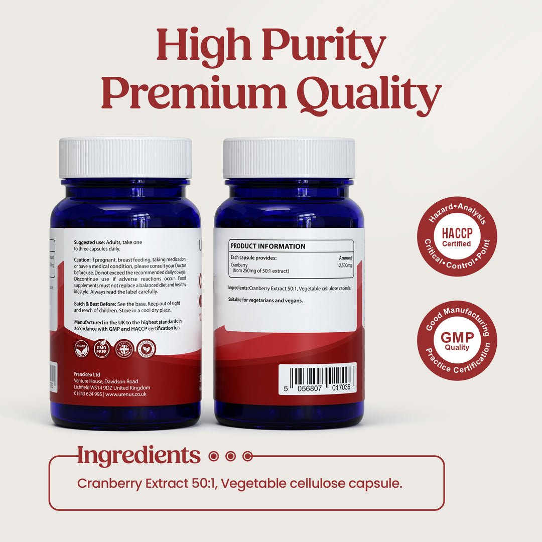 Cranberry 12,500mg - 30 Capsules