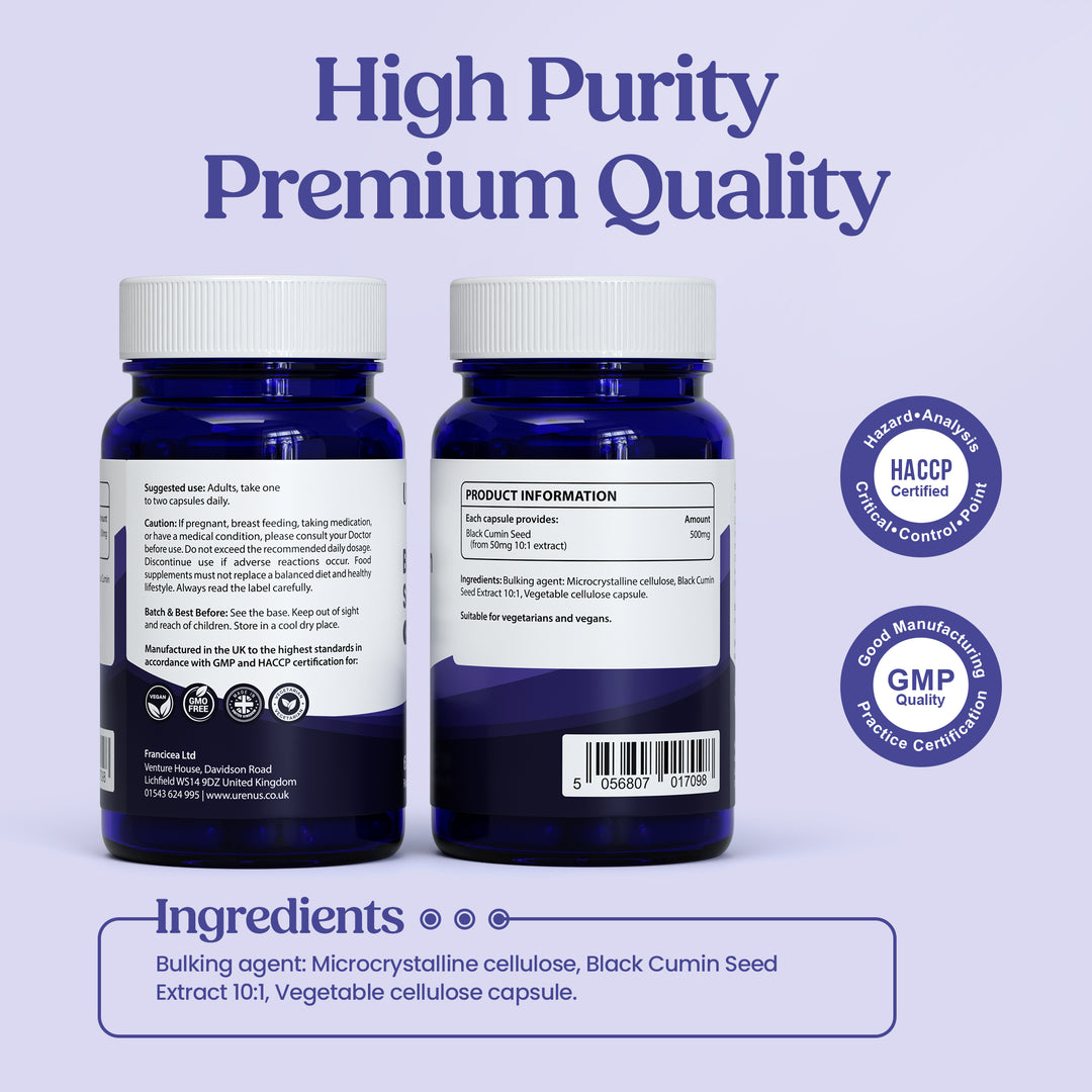 Black Cumin Seed 500mg - 60 Capsules