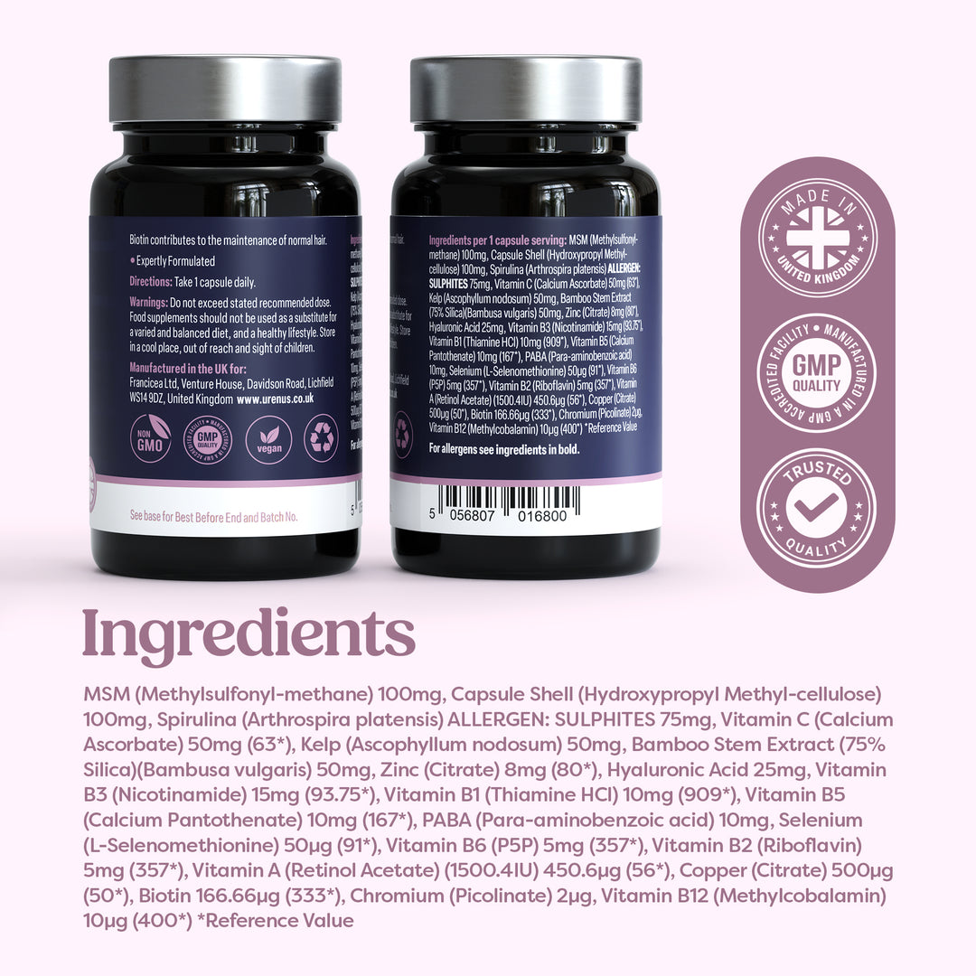 Hair, Skin &amp; Nails Formula - 60 Capsules