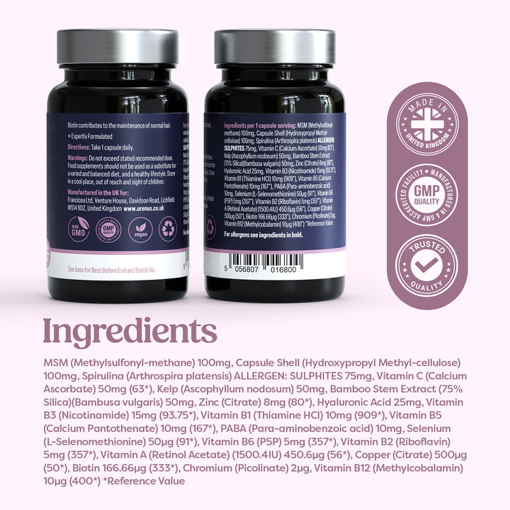 Hair, Skin &amp; Nails Formula - 60 Capsules