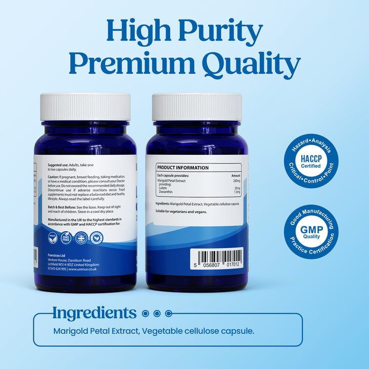 Lutein &amp; Zeaxanthin 25mg - 90 Capsules