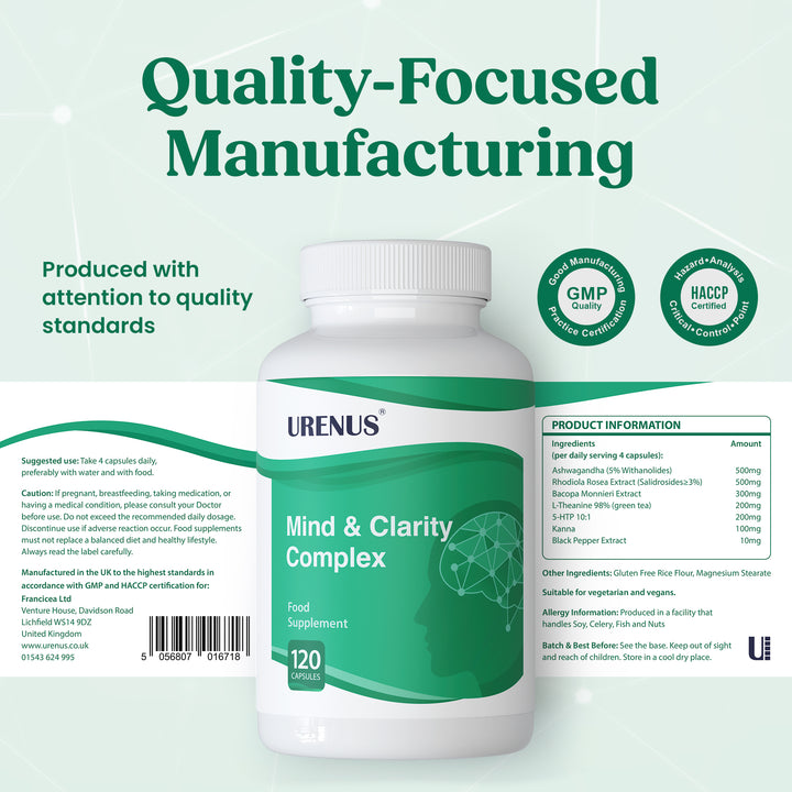 Mind &amp; Clarity Complex -  120 Capsules