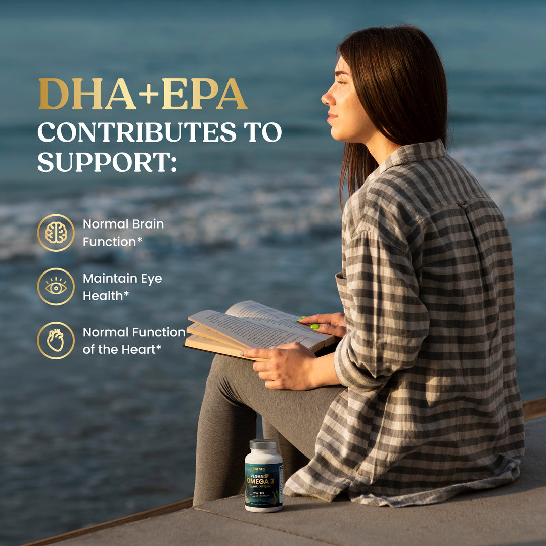 Vegan Omega 3 DHA + EPA - 90 Softgels