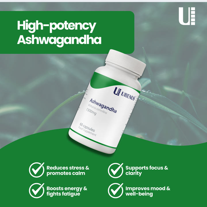 Ashwagandha 1300mg - 60 Capsules