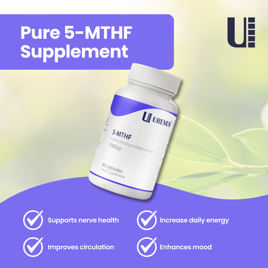 5-MTHF (Methyltetrahydrofolate Calcium) - 60 Capsules