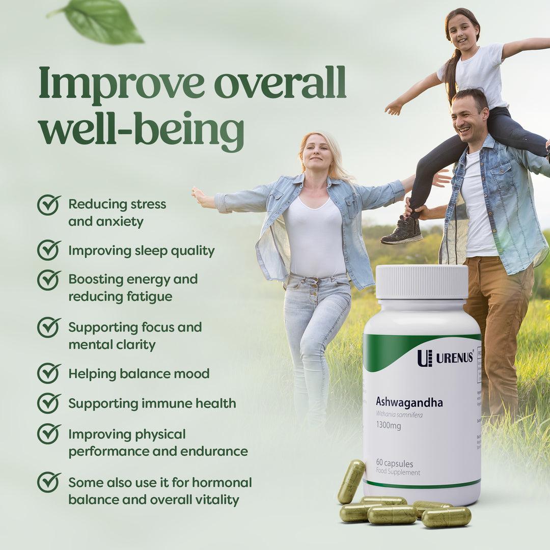 Ashwagandha 1300mg - 60 Capsules