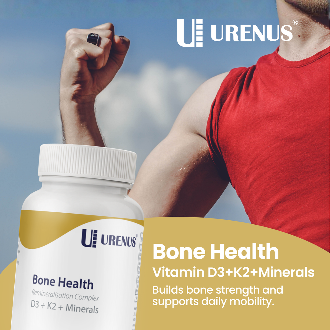 Bone Health – D3 + K2 + Minerals (60 Capsules)