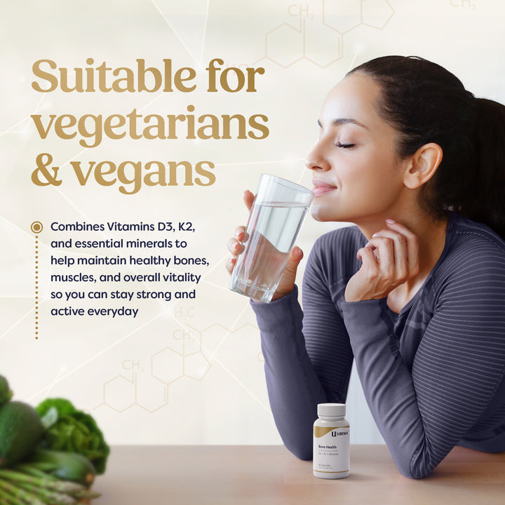Bone Health – D3 + K2 + Minerals (60 Capsules)