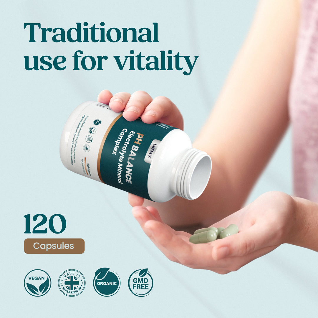 pH Balance - Electrolyte Mineral Complex with Organic Alfalafa - 120 Capsules