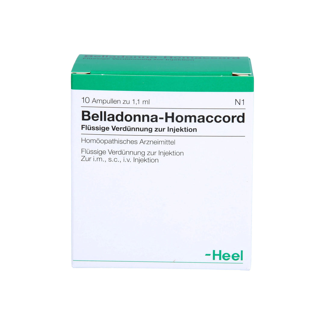 Belladonna Homaccord 10 Ampoules