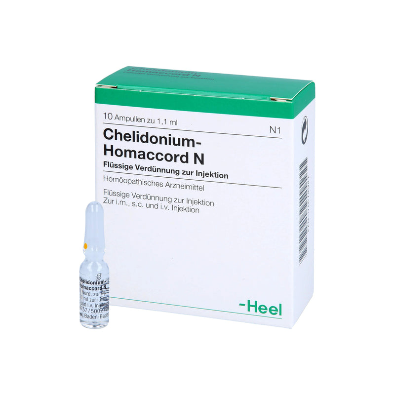 Chelidonium Homaccord 10 Ampoules ELA