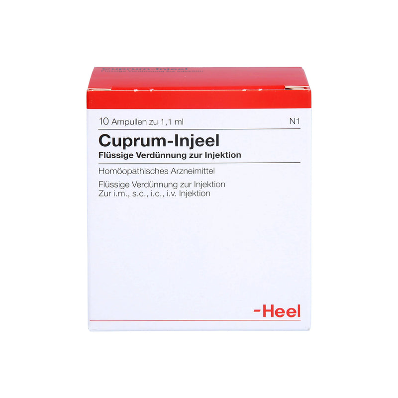 Cuprum Injeel 10 Ampoules DE