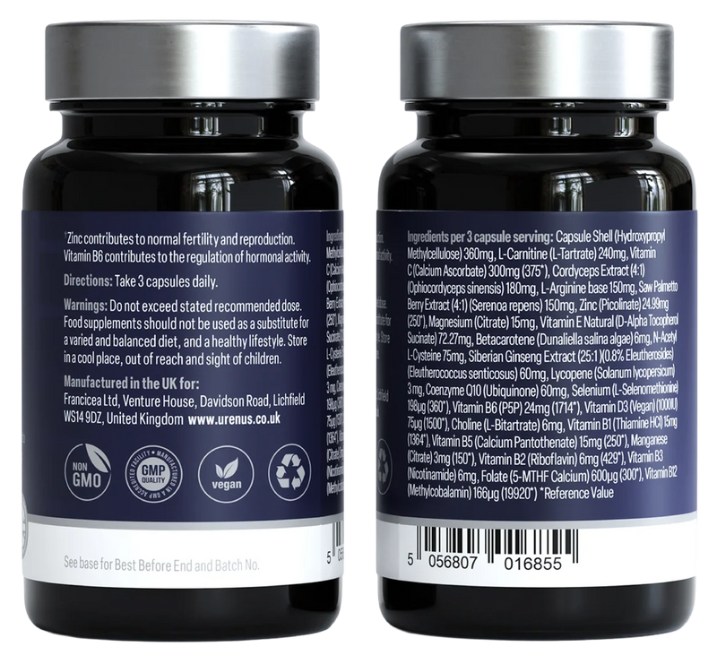 Premium supplement bottles
