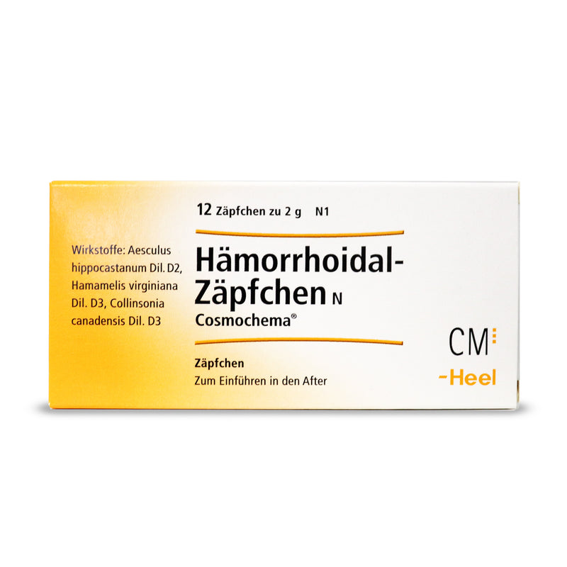 Hamamelis Cosmoplex (Hamheroidal) Hamorrhoidal Zapfchen 12 Suppositories