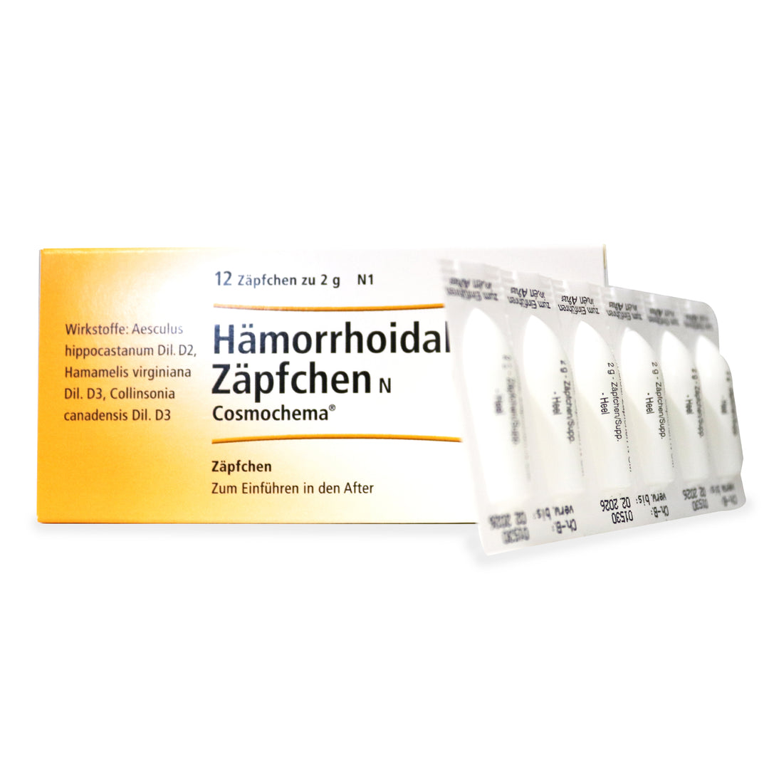 Hamamelis Cosmoplex (Hamheroidal) Hamorrhoidal Zapfchen 12 Suppositories