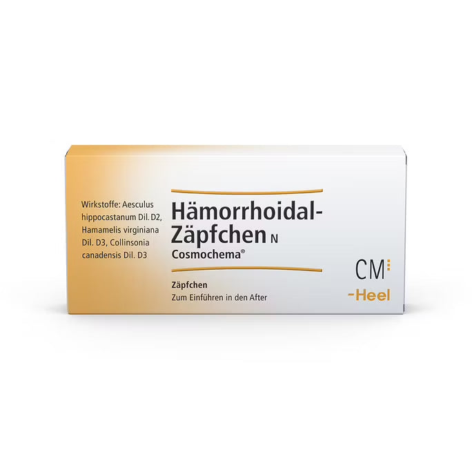 Hamamelis Cosmoplex (Hamheroidal) Hamorrhoidal Zapfchen 12 Suppositories