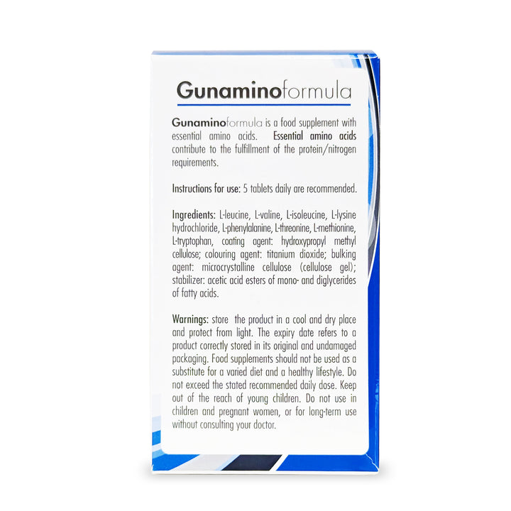 GUNAMINO FORMULA Pack: 50 tablets of 1,4 Grams