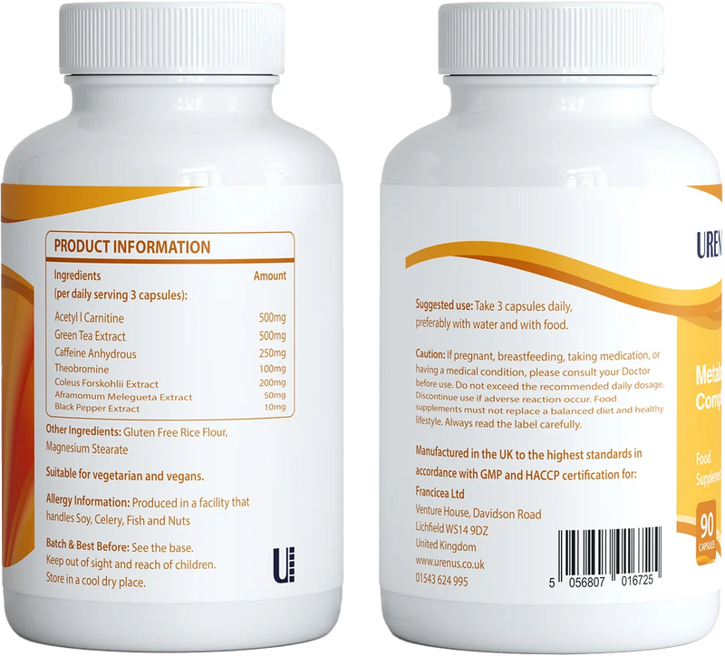 Premium supplement bottles