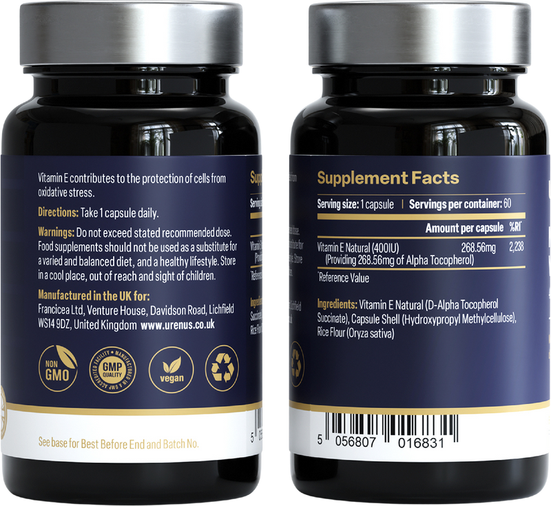 Premium supplement bottles