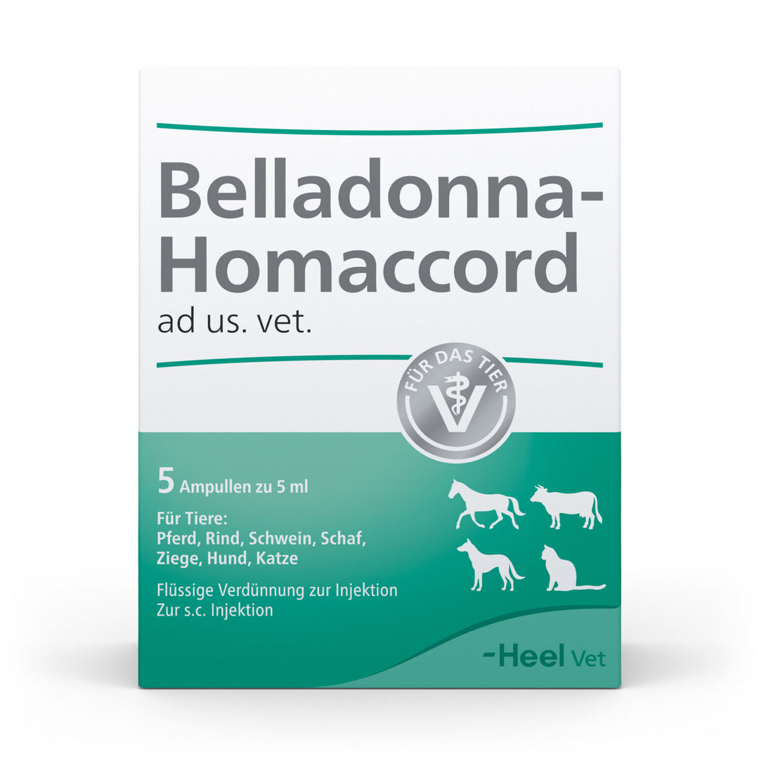 Belladonna Homaccord ad us vet 5ml 5 Ampoules (VET)