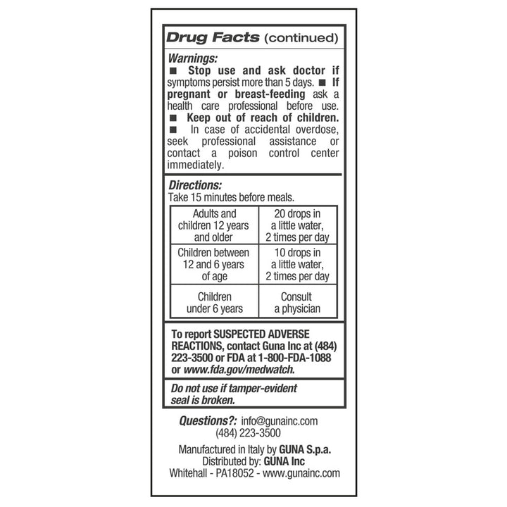 GUNA ALLERGY 30ml Drops