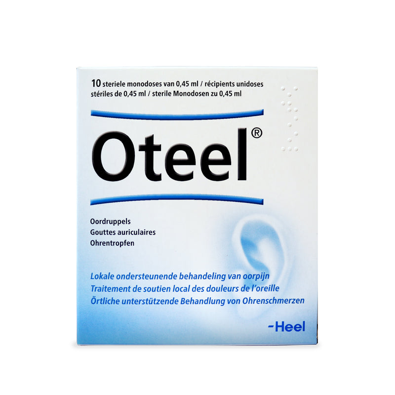 Oteel Ear Drops 10 Individual Doses an Effective treatment of ear pain (Formerly Traumeel Ear Drops)