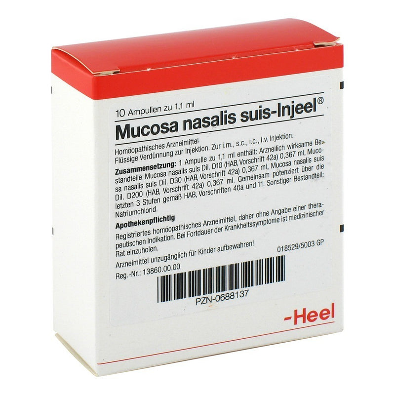 Mucosa Nasalis Suis 10 Ampoules-Urenus
