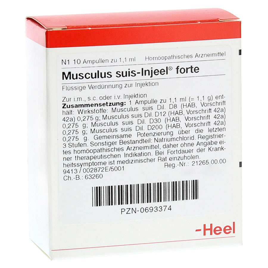 Musculus Suis Injeel Forte 10 Ampoules-Urenus