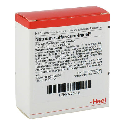Natrium Sulfuricum 10 Ampoules-Urenus